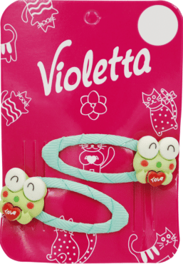 Заколки-хлопавки Violetta для волосся дитячі 2 шт.