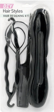 Набір для зачісок Violetta гребінець, 2 петлі, 2 твістера (CH-SPR-25-271) 1 шт