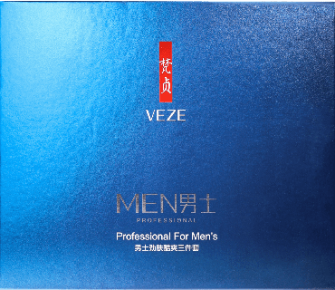 Подарочный набор для мужчин VEZE MEN (пенка 168 г + тонер 120 мл + крем 50 г) 1 шт.