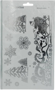 Новогодняя наклейка SKY в ассортименте 17 x 27 см 1 шт.