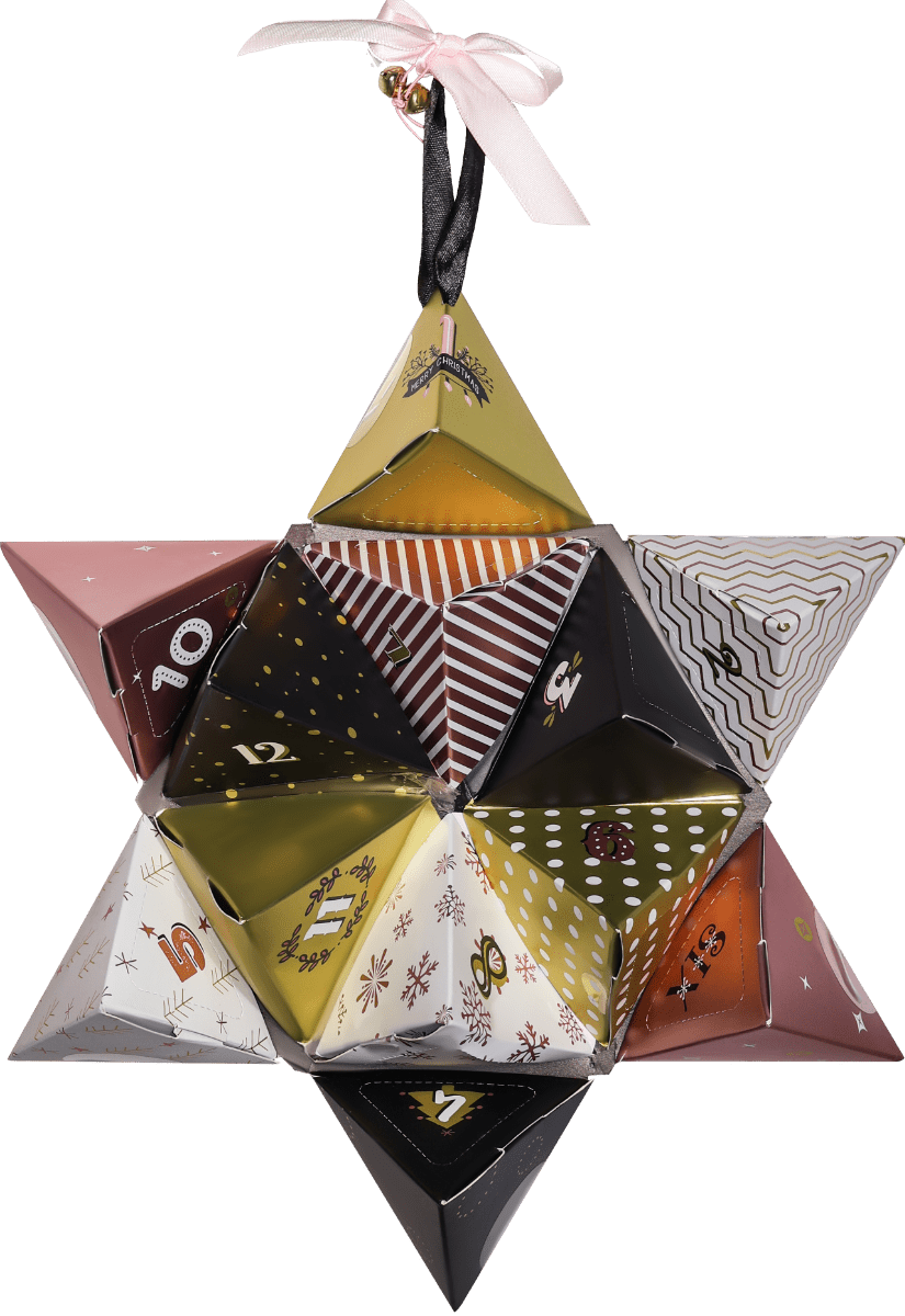 Адвент-календарь Звездочка на 12 дней 1 шт.