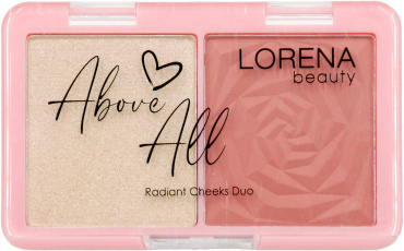 Палетка для контурингу обличчя LORENA beauty Radiant Cheeks Duo відтінок 01