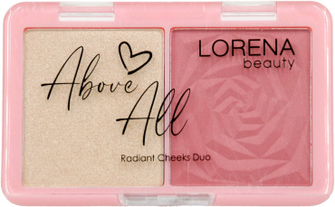 Палетка для контуринга лица LORENA beauty Radiant Cheeks Duo оттенок 02