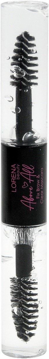 Гель для вій та брів LORENA beauty 2 в 1 Fix Brow & Clear Mascara