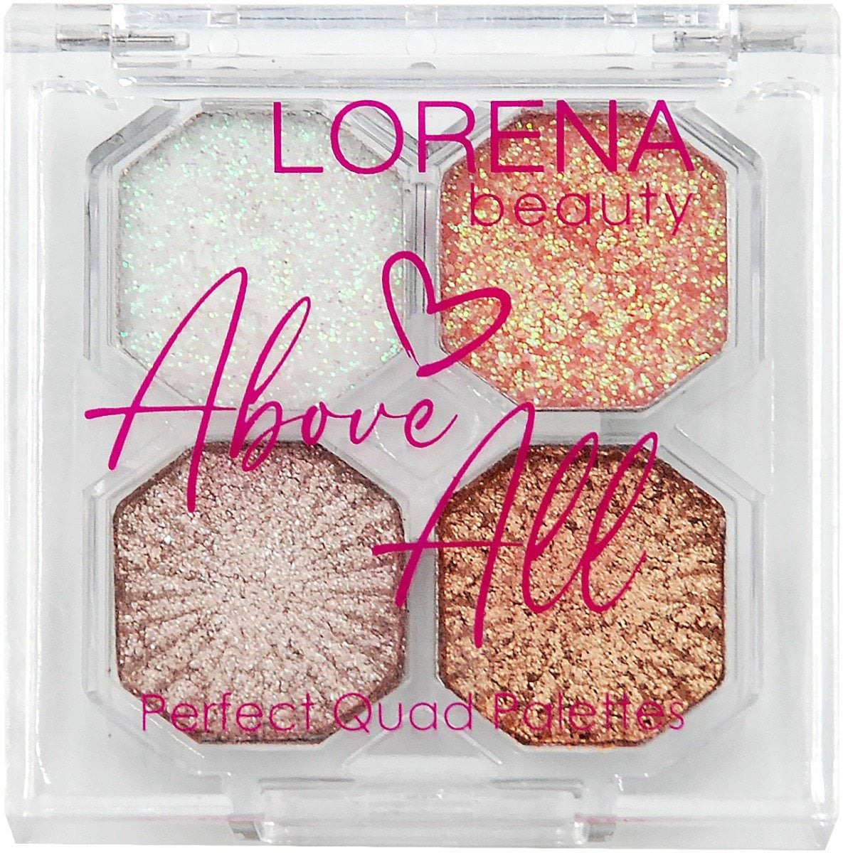 Палетка теней для век LORENA beauty Perfect Quad Palettes 01