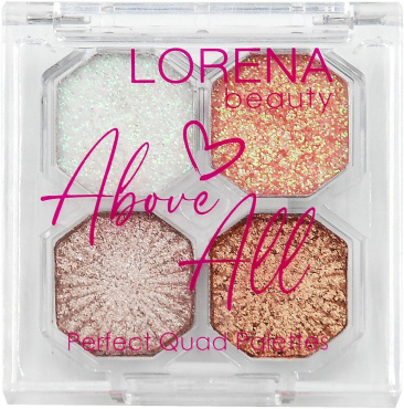 Палетка теней для век LORENA beauty Perfect Quad Palettes 01