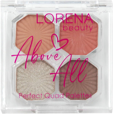 Палетка теней для век LORENA beauty Perfect Quad Palettes 02