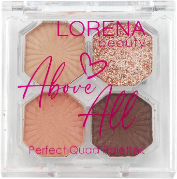 Палетка теней для век LORENA beauty Perfect Quad Palettes 03