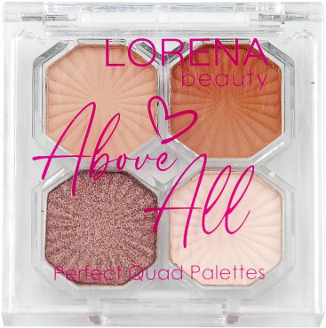Палетка теней для век LORENA beauty Perfect Quad Palettes 04