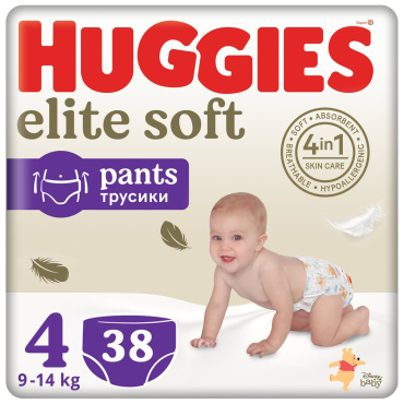 Huggies трусики Pants Elite Soft 4 Mega, 38шт фото 1