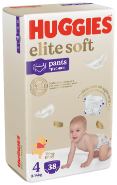 Huggies трусики Pants Elite Soft 4 Mega, 38шт фото 6