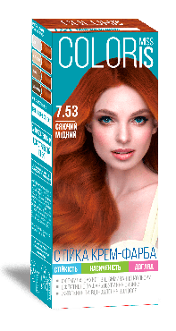 Краска для волос Miss Coloris №7.53 Сияющий медный