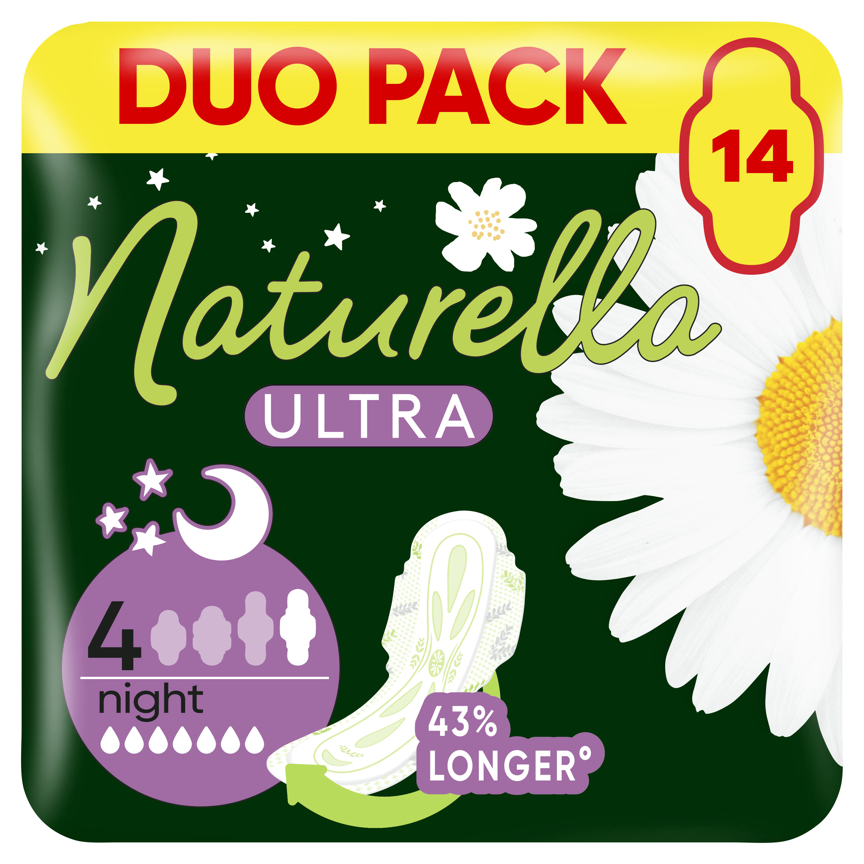 Гігієнічні прокладки Naturella Ultra Night Розмір 4 14 шт