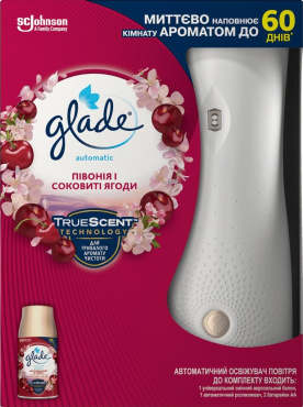 Освіжувач повітря автоматичний Glade півонія і соковиті ягоди 269 мл