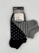 Shagal шкарпетки жіночі вкорочений паголенок р 23-25, смужки та горох, набір 2шт фото 2