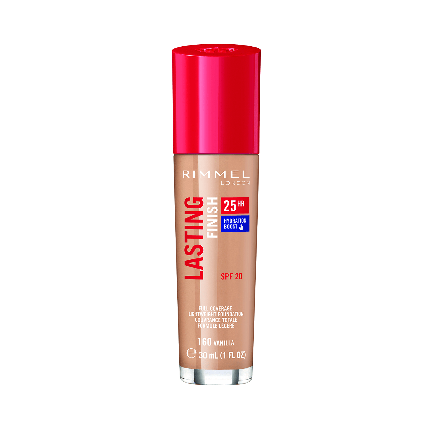Тональна основа RIMMEL LASTING FINISH 25H №160, 30 мл