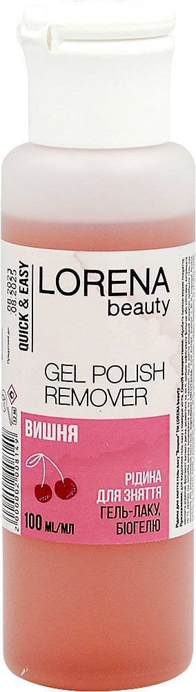Жидкость для снятия гель-лака LORENA beauty Вишня, 100 мл