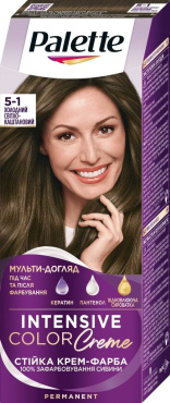 Стійка крем-фарба для волосся Palette Інтенсивний колір 5-1 Холодний світло-каштановий 110 мл