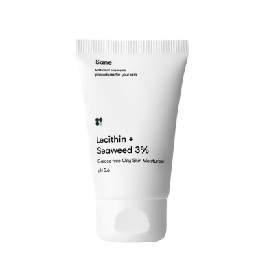 Крем для лица дневной для кожи Sane Lecithin+Seaweed 3%, 40 мл