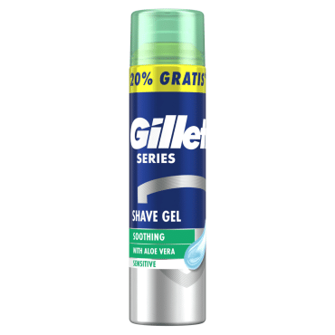 Гель для гоління Gillette Series Для чутливої ​​шкіри з алое вера 240 мл