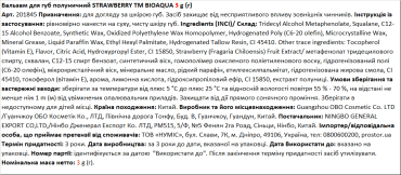 BIOAQUA Бальзам для губ клубничный STRAWBERRY, 3 г фото 1