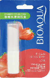 Бальзам для губ BIOAQUA полуничний Strawberry, 2,7г