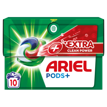 Капсули для прання Ariel PODS+ Сила Екстраочищення, 10 шт