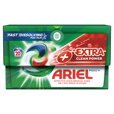 Капсулы для стирки Ariel PODS+ Сила Экстраочистки, 20 шт