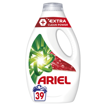 Гель для прання Ariel Extra clean, 1.95 л фото 1