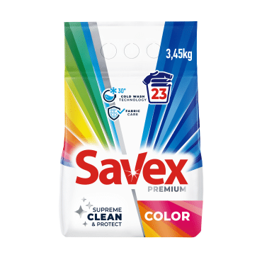 Стиральный порошок Savex Premium Color 3,45 кг фото 1