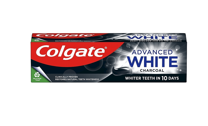 Зубная паста Colgate Advanced White Charcoal, 75мл