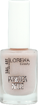 LORENA beauty лак для нігтів Powder nude №02, 10 мл