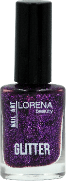 LORENA beauty лак для ногтей Glitter, 10 мл