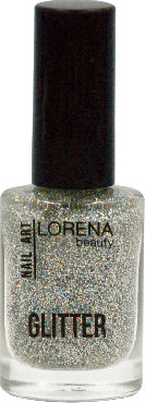 LORENA beauty лак для нігтів Glitter, 10 мл фото 1