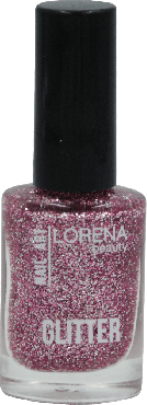 LORENA beauty лак для нігтів Glitter, 10 мл