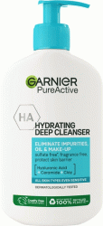 Garnier гель для лица интенсивная очистка против недостатков Pure Active, 250мл