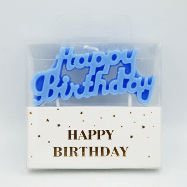 Набір декоративних свічок Happy Birthday, 1 набір