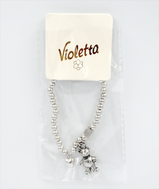 Violetta браслет із ведмедиком, 1шт