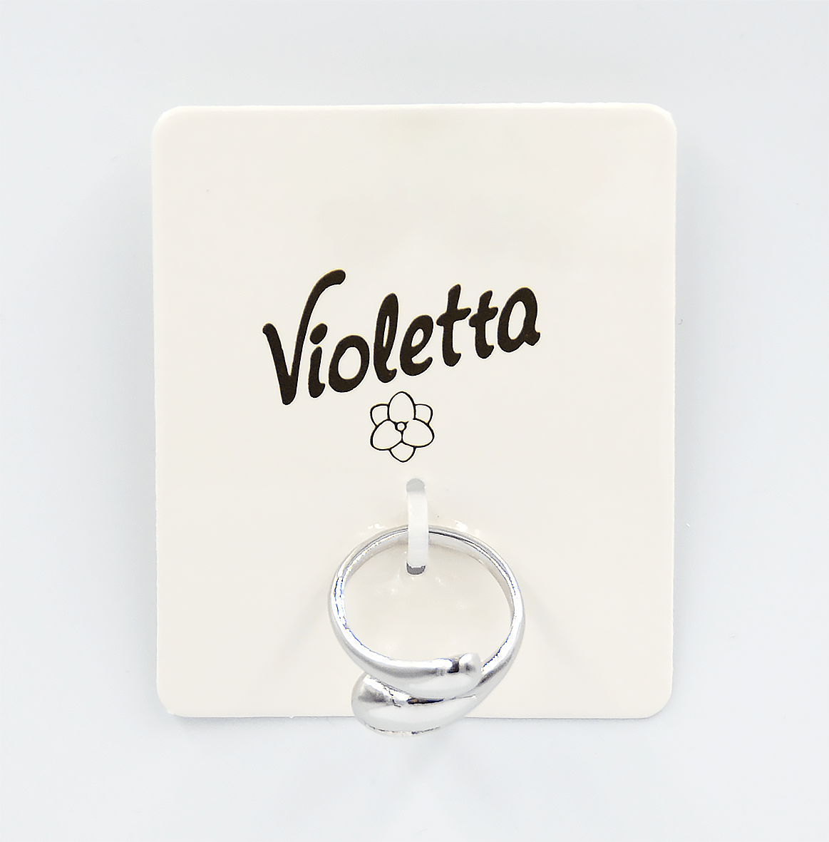 Violetta Оригінальна каблучка з подвійною спіраллю, 1шт