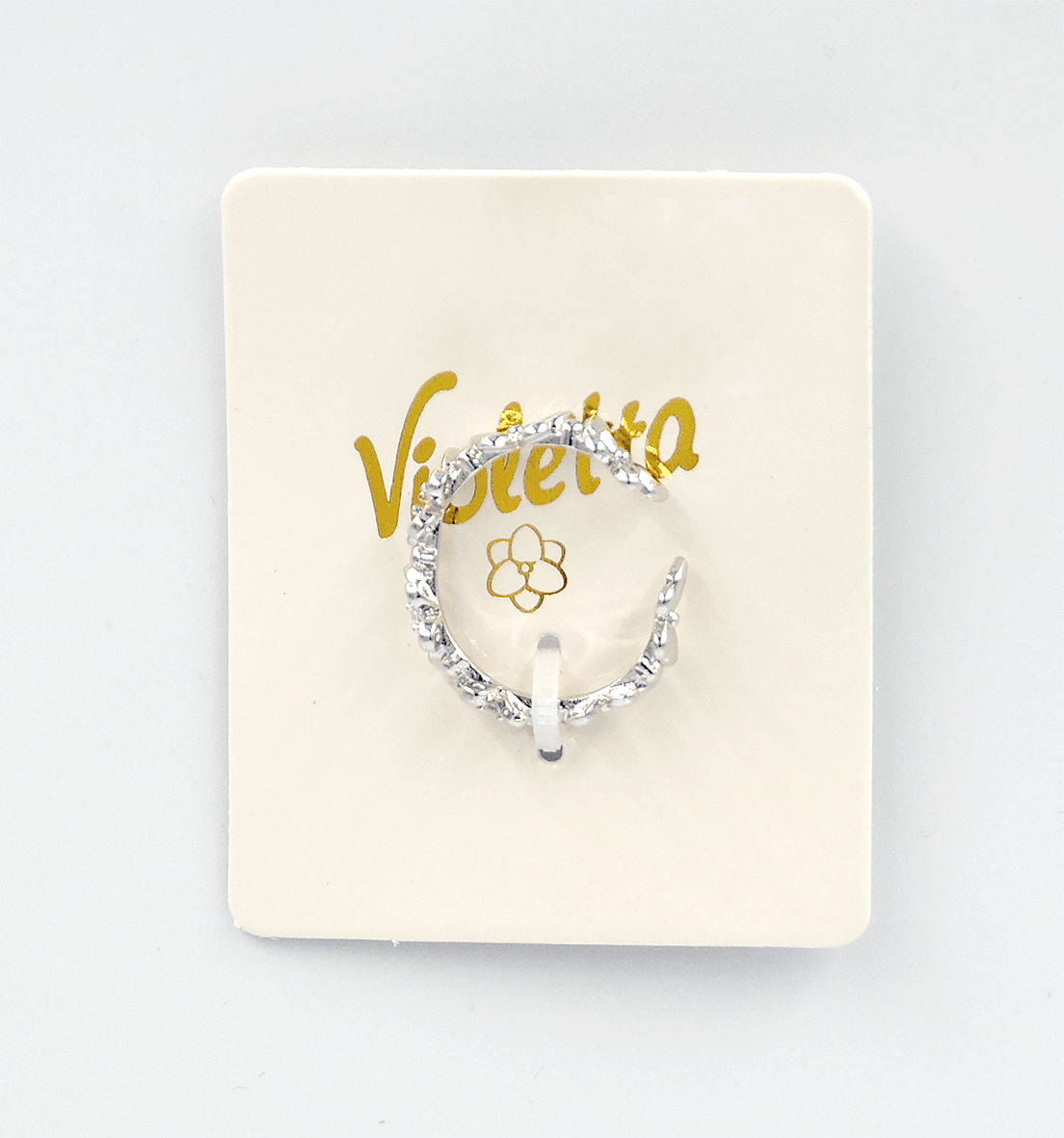 Violetta кільце з фактурною поверхнею, 1шт