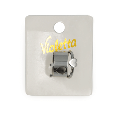 Violetta набор из двух колец с сердечком , 2шт