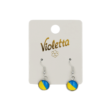 Violetta Серьги патриотичные , 1пара