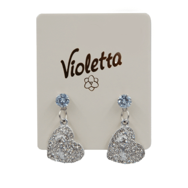 Сережки-серця Violetta, 1пара
