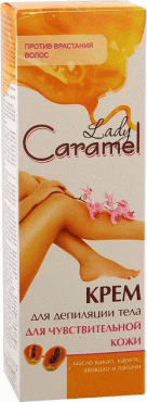 Caramel крем для депиляции чувствительной кожи, 100 мл