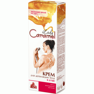 Caramel крем для депиляции тела в душе, 100 мл