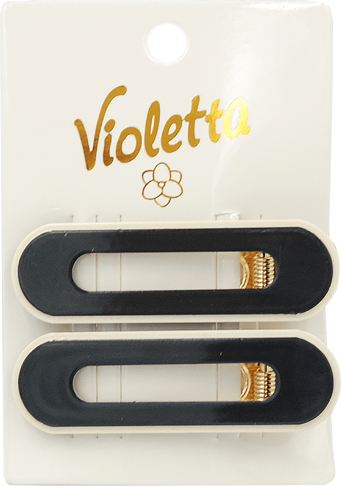 Мінімалістичні заколки для волосся Violetta "Contour Duo", 2 шт.