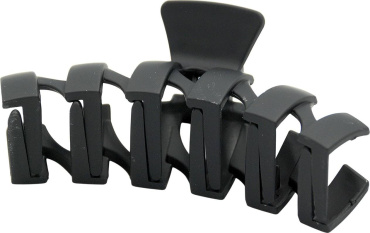 Краб для волос Violetta геометрия черный 1 шт