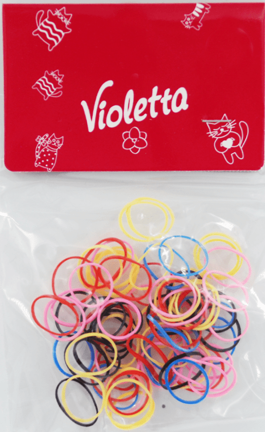 Резинки для плетіння Violetta різнокольорові 70 шт — фото 1