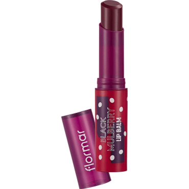 Flormar бальзам для губ LIP BALM BLACK MULBERRY, 3 г