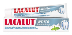 Зубная паста Lacalut White альпийская мята, 75 мл